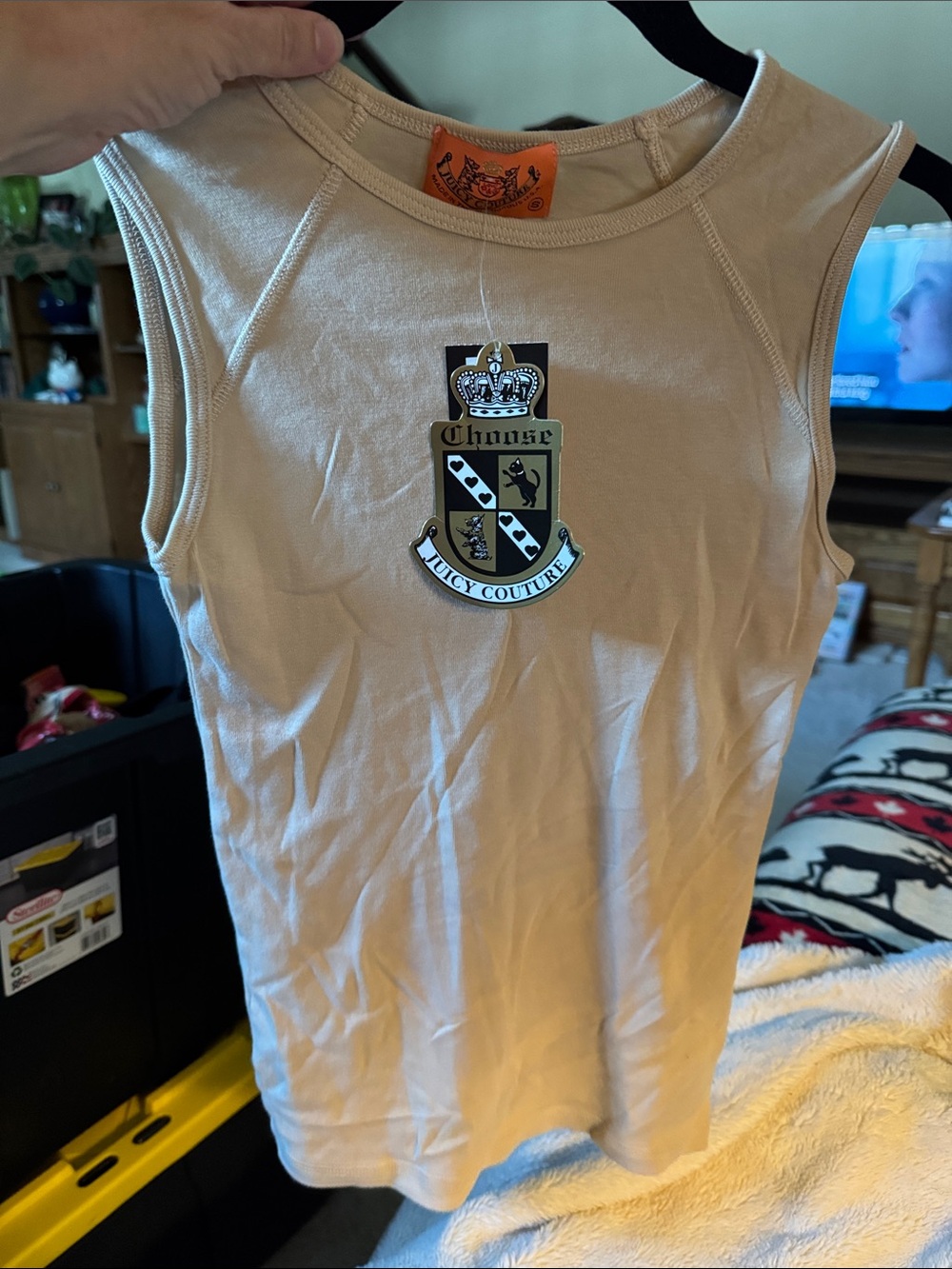 Juicy Couture Cream Tank Top